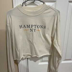 HAMPTONS NY crop top never worn